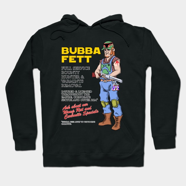 Bubba Fett Hoodie by DaleMettam